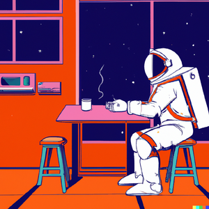 DALL·E 2022-10-02 11.33.31 - astronaut in a cafe hopper style.png